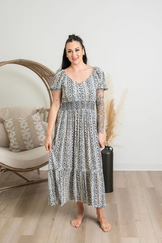 { Room 34 } Smocked Waist Maxi Dress