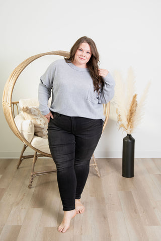 DOOR CRASHER! Elodie Top - Grey