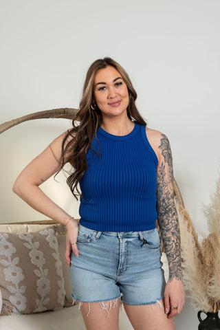 Kara Tank - Royal Blue