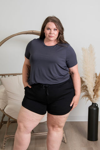Essentials Tee - Coal