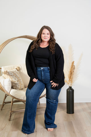 DOOR CRASHER! Charlie Cardigan - Black