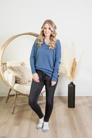 Sophie Softie Sweater - Denim