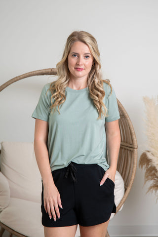 Essentials Tee - Sage