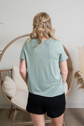 Essentials Tee - Sage
