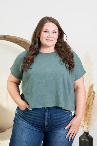 Jade Slouch Tee
