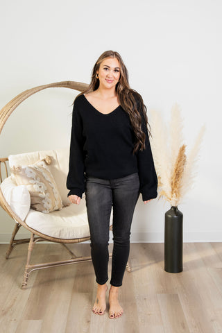 Sweetly Does It Sweater - Black *NEW*