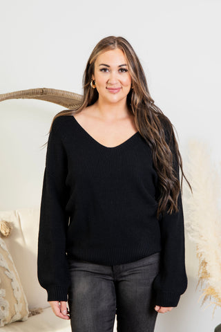 Sweetly Does It Sweater - Black *NEW*