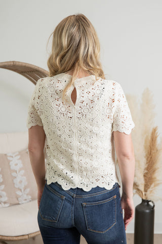 { DEX } Crochet Top