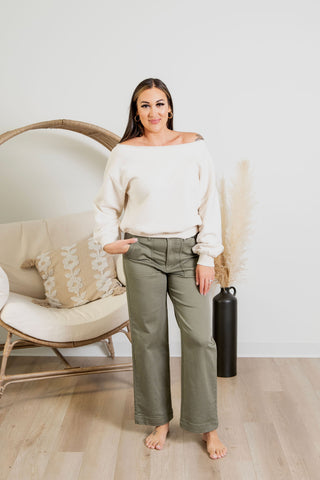 { Room 34 } Washed Olive Pants