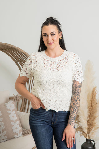 { DEX } Crochet Top