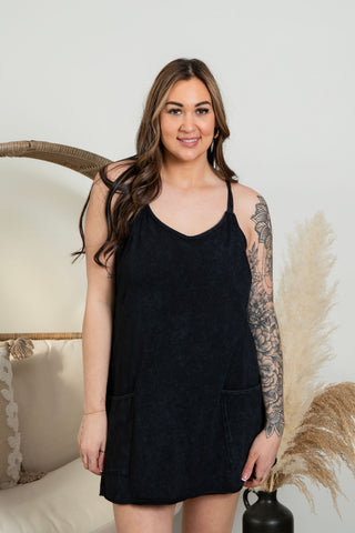 Reena Romper- Black