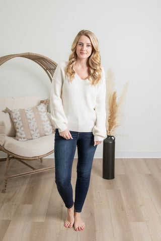 Sweetly Does It Sweater - Cream