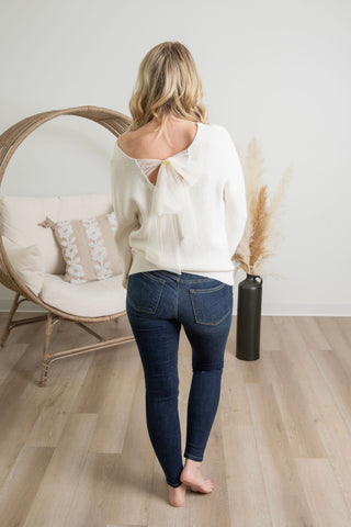 Sweetly Does It Sweater - Cream