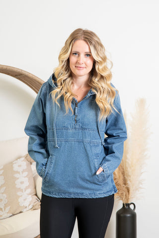 Quinn Pullover Denim Jacket