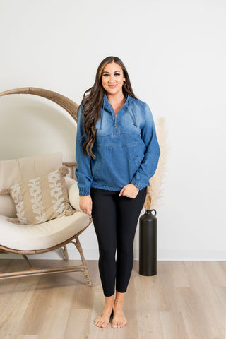 Quinn Pullover Denim Jacket