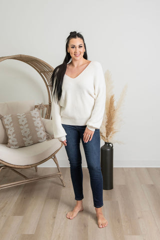 Sweetly Does It Sweater - Cream