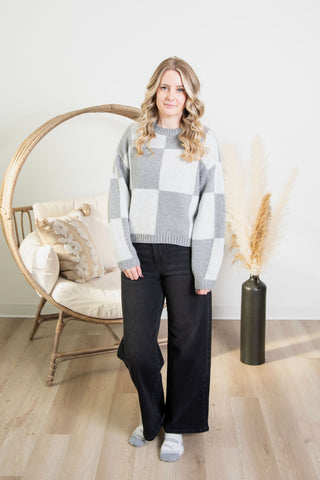 { DEX } Colorblock Sweater