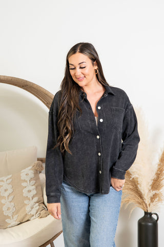 { DEX } Knit Denim Jacket