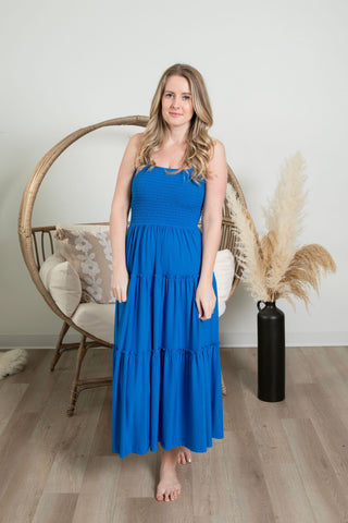 Natasha Dress - Royal Blue