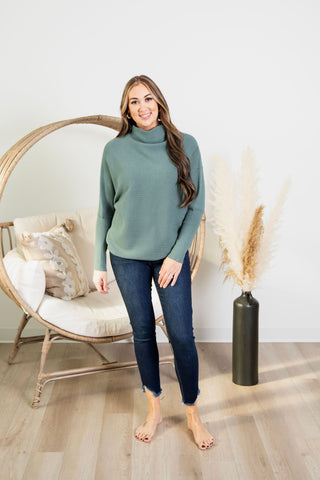Kalli Ottoman Sweater - Jade