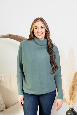 Kalli Ottoman Sweater - Jade