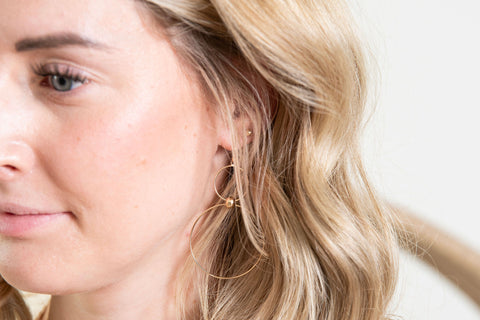 Twice the Love Earrings - GOLD OR SILVER