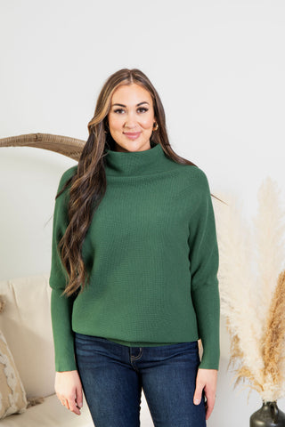 Kalli Ottoman Sweater - Evergreen