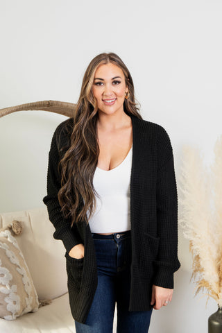 DOOR CRASHER! Charlie Cardigan - Black