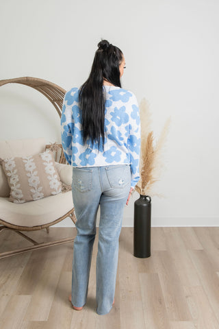 Fresh Florals Sweater