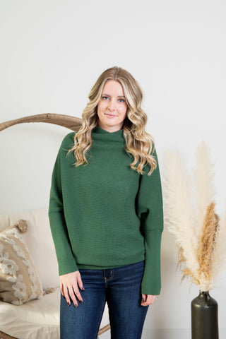 Kalli Ottoman Sweater - Evergreen