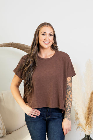 Hazelnut Slouch Tee