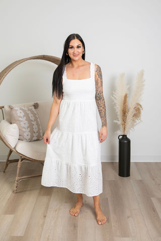 { Room 34 } Eyelet Maxi Dress