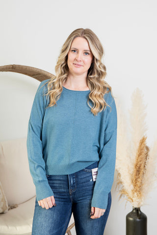 Sarah Softie Sweater - Ocean