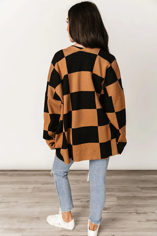 *Ampersand Ave* Check Her Out Cardigan