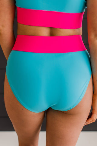 Ray of Sunshine Swim Bottoms - Blue
