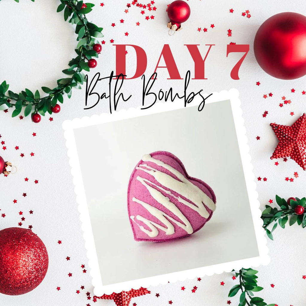 ~ DAY 7 - Black Cherry Merlot Bath Bomb ~