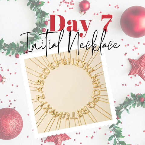 ~ Day 7 ~ Initial Necklace - Gold or Silver