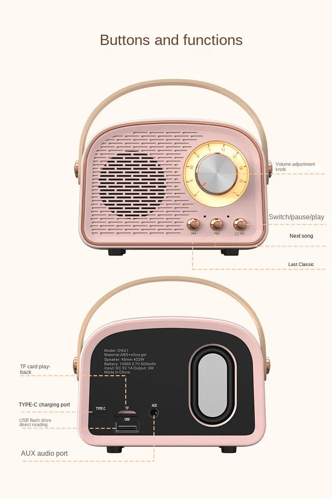 ~ DAY 12 - Vintage Bluetooth Speaker ~