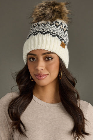 Glacier Knit Toque - Cream