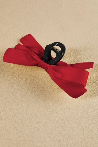 Hair Claw - Holiday Bow