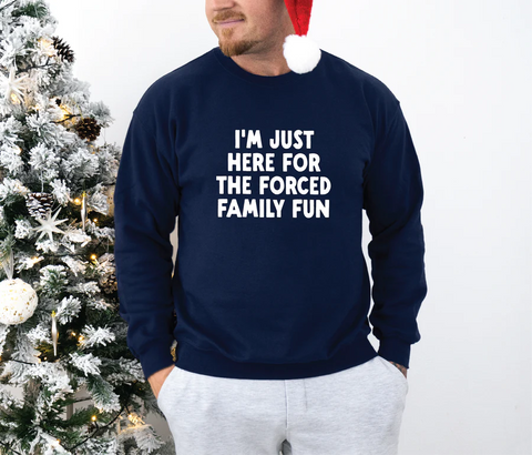 Forced Family Fun Classic Crewneck