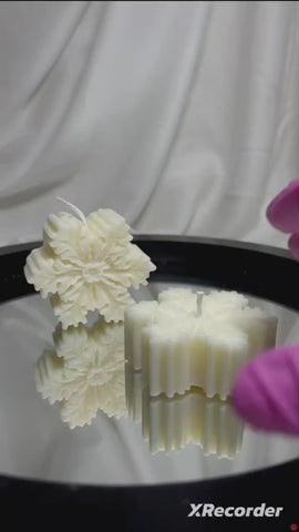 ~ DAY 3 ~ Snowflake Candle