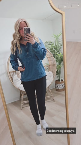 Quinn Pullover Denim Jacket