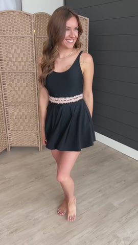 Living on Sunshine Swim Dress