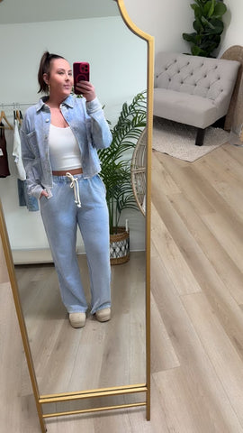 { DEX } Denim Lounge Pants