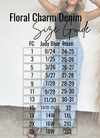 Floral Charm Jeans