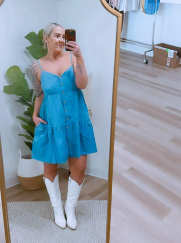 Warehouse Sale Dress - Blue