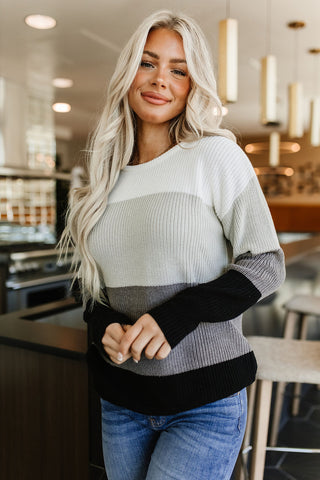 *Ampersand* Paige Sweater - Slate
