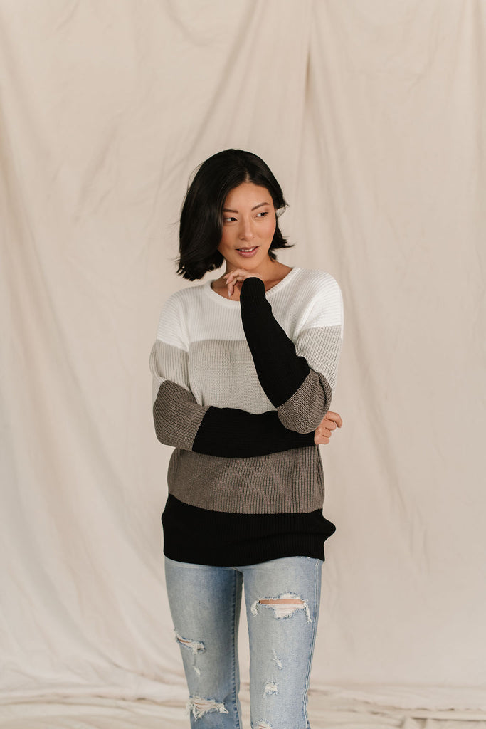 *Ampersand* Paige Sweater - Slate