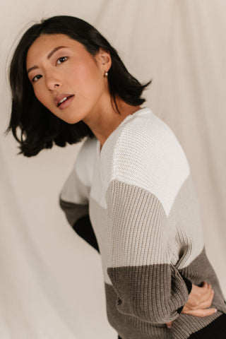 *Ampersand* Paige Sweater - Slate